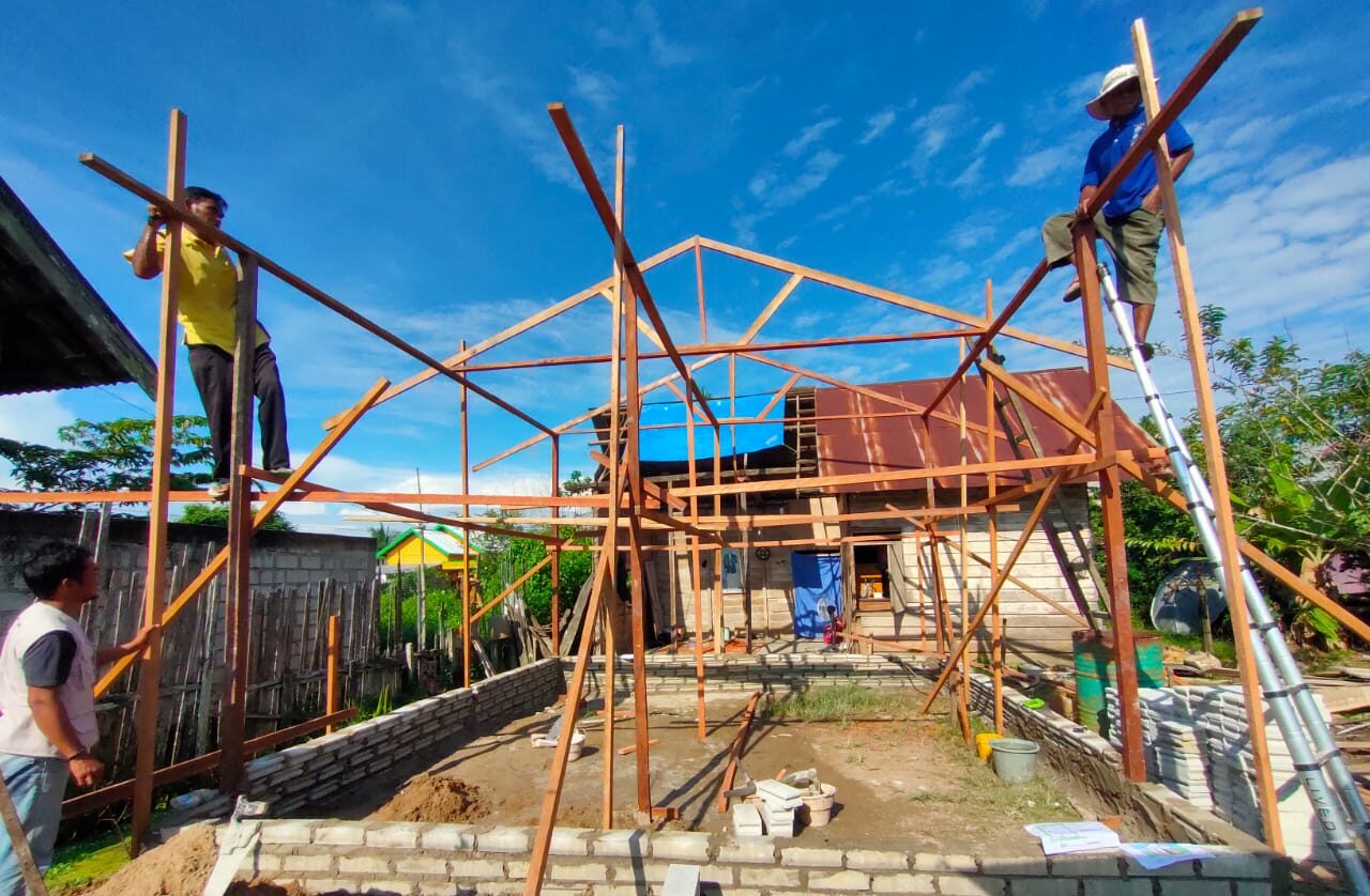 AMCF Kaltim Bantu Bangun Dua Unit Rumah Untuk Dhuafa di Samarinda